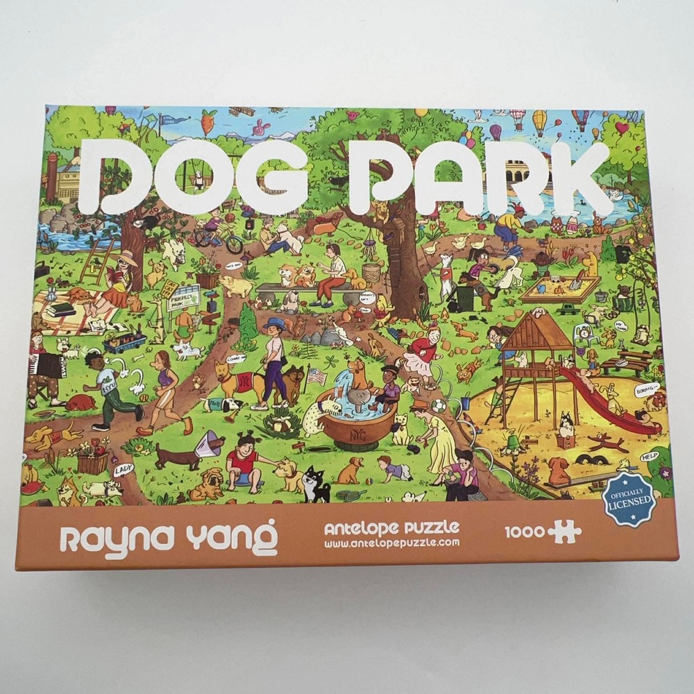 Antelope Dog Park‎ NYC Prospect Park Rayna Yang 1000pc Puzzle New in box!
